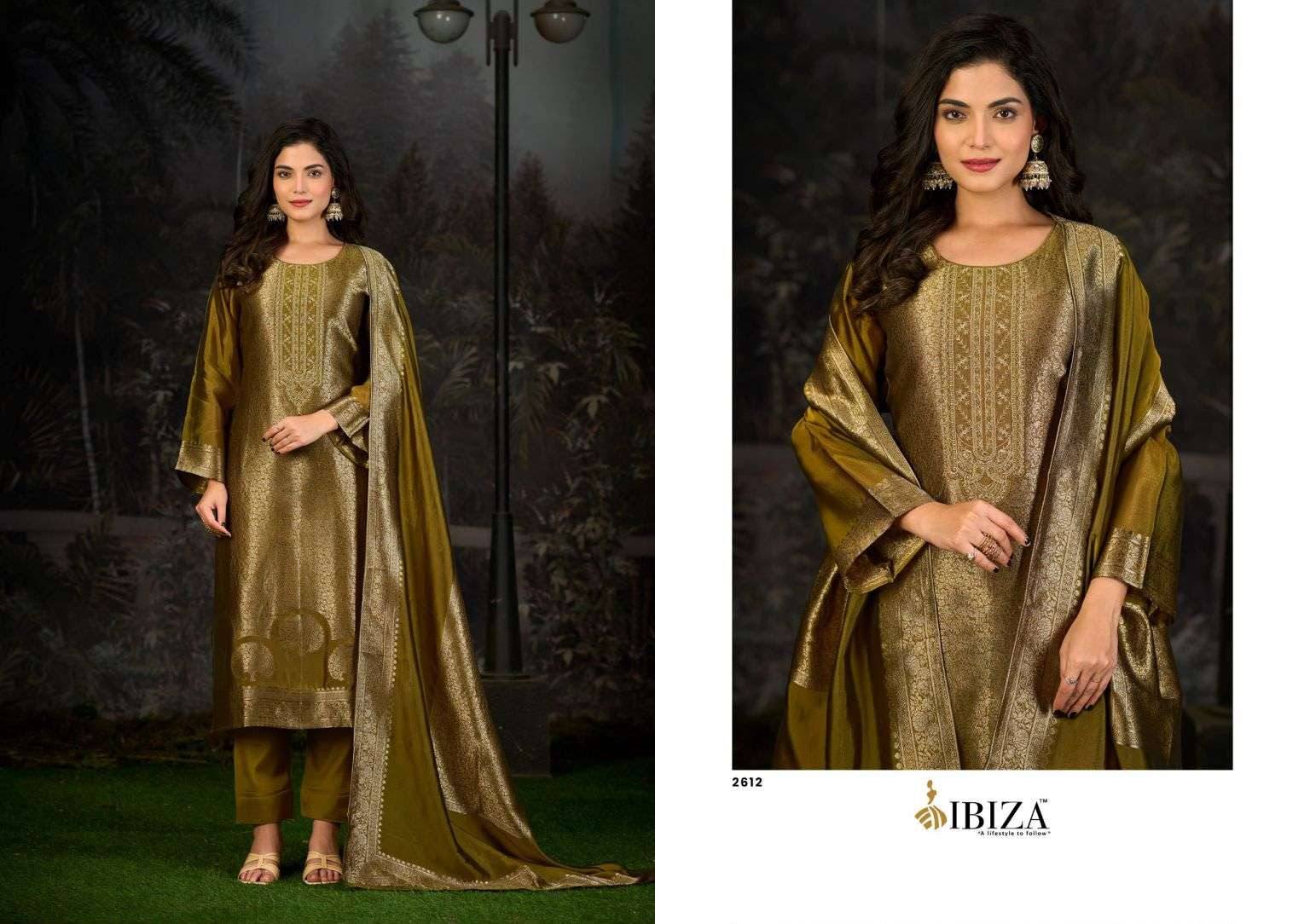 SAKHI VOL 16 By IBIZA 2611 To 2614 Beautiful Festive Suits Stylish Colorful Fancy Casual Wear JACQUARD Digital Print Dresses At Wholesale Price